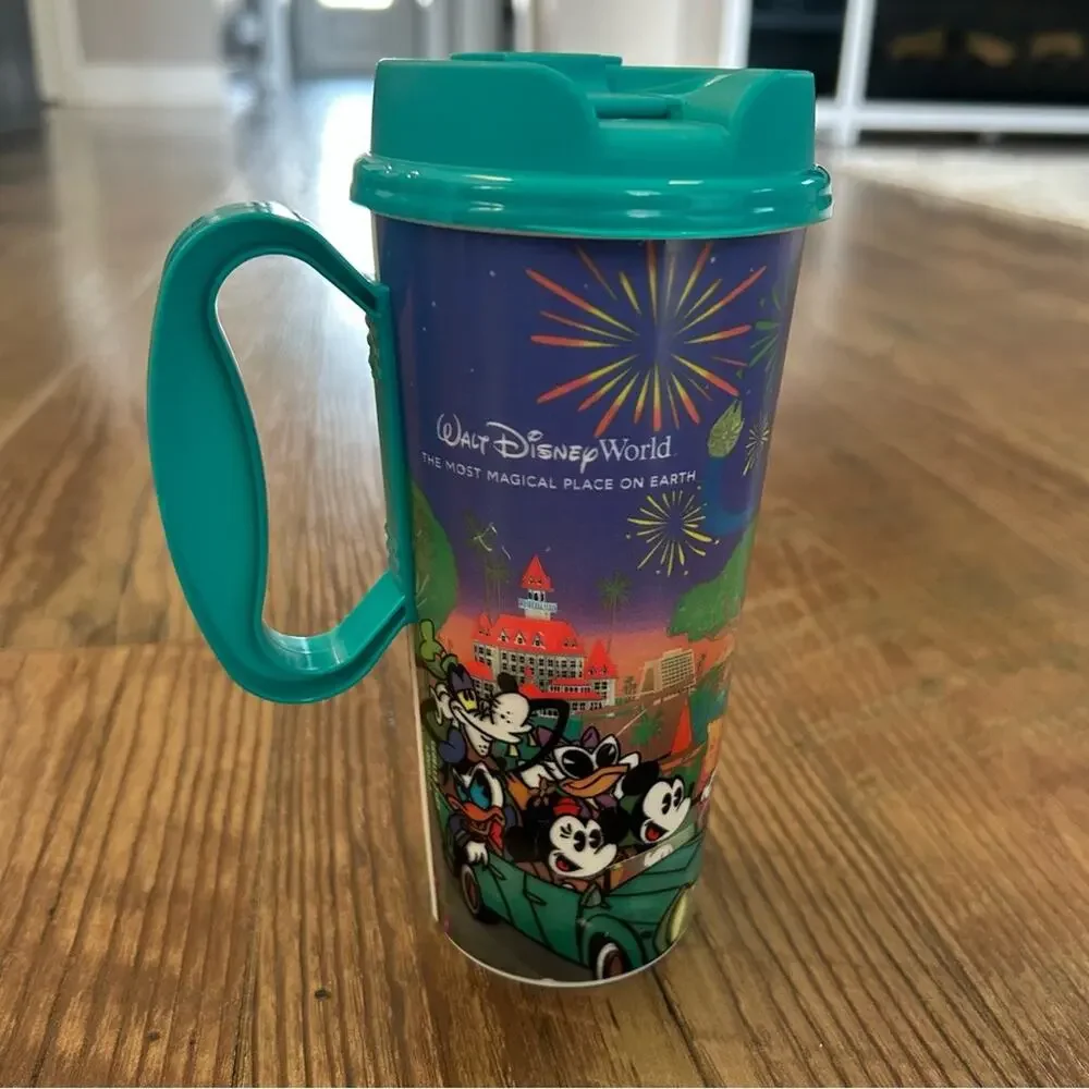 Walt Disney World Resort Reusable Mug Insulated Teal Color